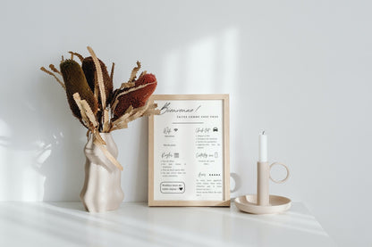 Poster de Bienvenue Imprimable